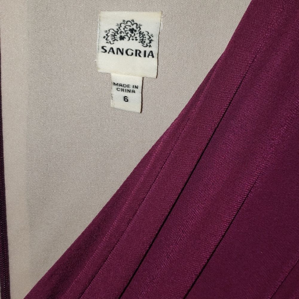 Sangria evening dress - Picture 4 of 7